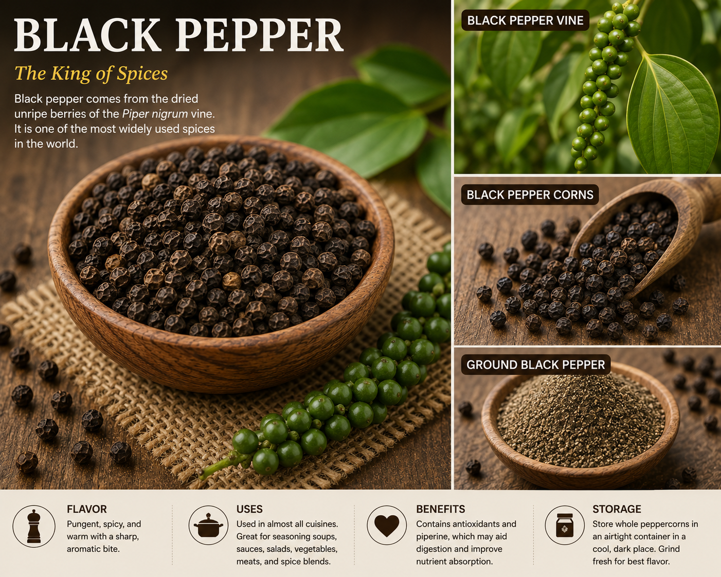 Kerala Black Pepper